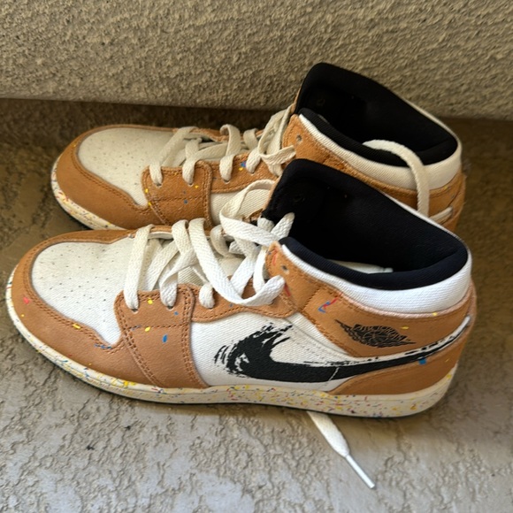 Jordan Kids Jordan Mid Paint Splatter sneakers